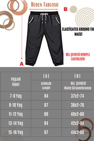 Resim Pantulux Kız Çocuk %100 Pamuk Oversize Eşofman Altı 