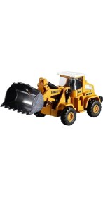 Resim Brother Toys Sürtmeli Metal Uçlu Inşaat Aracı Buldozer Kepçe 