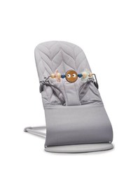 Resim Babybjörn Bliss Ana Kucağı Petal Cotton Oyuncaklı & Kanguru Mini 3d Cotton Jerse / Light Grey 