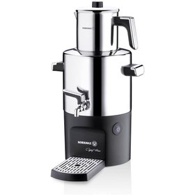Resim KORKMAZ Çayşef Home Semaver Inox =YENİ ÜRÜN= 