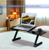 Resim Yükseklik Ayarlı Macbook / Notebook Standı Yükseltici Çalışma Masa Katlanabilir Laptop Altlığı 