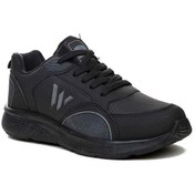 Resim MAGG POINT Siyah - 571 Deri Sneaker Erkek Ayakkabı 