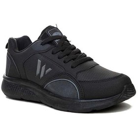 Resim MAGG POINT Siyah - 571 Deri Sneaker Erkek Ayakkabı 