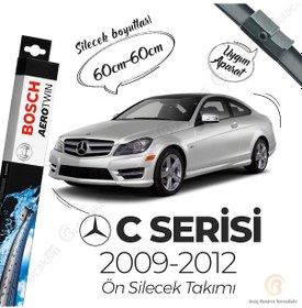 Resim Mercedes C W204 Ön Muz Silecek Takımı 2009-2012 Bosch Aerotwin 