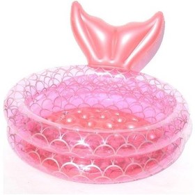 Resim Zhkj Shop 120cm Şişme Denizkızı Şişme Havuz - Pembe 9371 