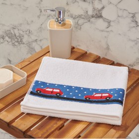Resim Nuvomon Araba Çocuk Yüz Havlusu 50x70 cm 
