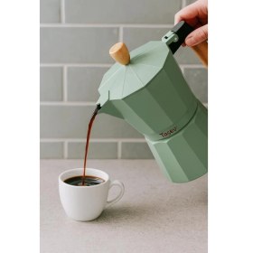 Resim Bambum Garen - Moka Pot 6 Fincan Su Yeşili 