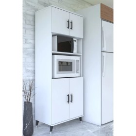 Resim ESMOPA MOBİLYA Çok Amaçlı Dolap, Fırın ve Mikro Dalga Kabini 