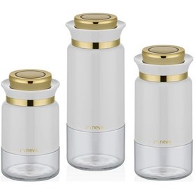 Resim Neva N3191 Lilyum 3 Lü Kavanoz Seti 