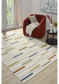 Resim İbiza Multi Halı Yumuşak Dokulu Salon Oturma Odası Yatak Odası Halısı 152 Multi 