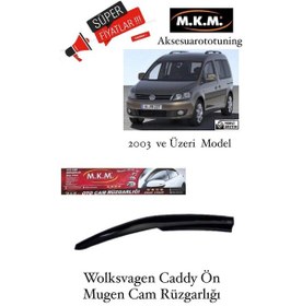 Resim Wolksvagen Caddy 2003 Ve Üzeri Model Ön Mugen Cam Rüzgarlığı 