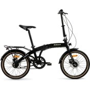 Resim Bisan Fx 3600 Nx7 Katlanır Bisiklet Mat Siyah Sarı Beyaz 