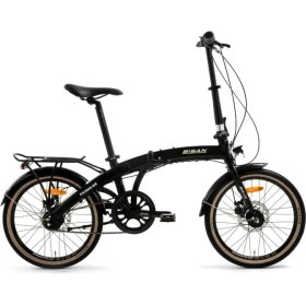 Resim Bisan Fx 3600 Nx7 Katlanır Bisiklet Mat Siyah Sarı Beyaz 