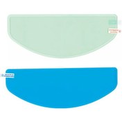 Resim Dianziye Motorsiklet Kaskı Evrensel Yağmur Ve Sis Önleyici Filmler - Şeffaf Kaliteli Malzeme İç/ Dış Kullanım 1 Çift Set 