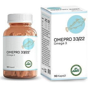 Resim Omepro 3322 Omega 3 Balık Yağı(Trigliserit ) 90 Kap x 2 Ade 