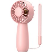 Resim Mini El Tipi Vantilatör, Kişisel Taşınabilir El Tipi Vantilatör Pembe, 