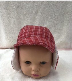 Resim Capps Şapka Ekru - Kırmızı Asortili-8635 Kırmızı 