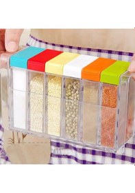 Resim Mobgift 6'lı Baharat Seti Çok Renkli 