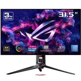 Resim ASUS ROG Swift OLED PG32UCDP 31.5 inç 480Hz 0.03ms 4K Full HD G-Sync WOLED Gaming Monitör 