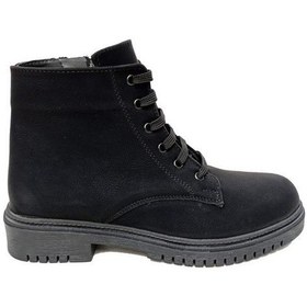 Resim Sdf 45-22 Yağlı Deri Trend Fashion Kadın Bot Siyah 