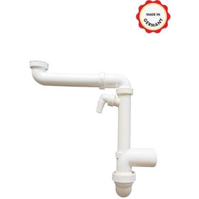 Resim Dallmer Yer Kazandıran Lavabo Sifonu Evye Sifonu 1 1/2'' Bağlantı Ağızlı 50'Lik Koku Önleyici Gider 