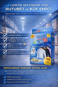 Resim nemtut Lojistik Nem Rutubet Giderici Korozyon Önleyici Koku Giderici 3 Kutu 6 Paket 3 KG 