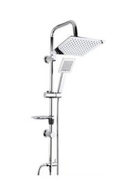 Resim Beyazsu Krom Lüx Tepe Yağmurlama Duş Banyo Seti Robotu Prinç Yönlendiricili Kireç Öneleyicili Diğer 