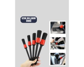Resim İlkyaz Fashion Araba Temizliği Için 5 Parça Fırça Takımı ILKYZHB-RS3455 