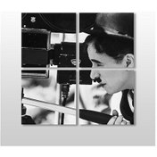 Resim Charlie Chaplin Kanvas Tablo 150x150cm 