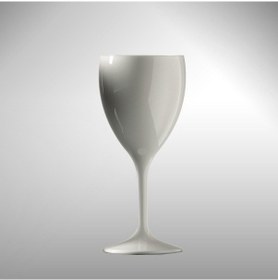 Resim Kırılmaz Şarap Kadehi Beyaz 255 Ml 