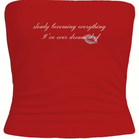 Resim DREAMSTATE TUBE TOP - S-M / Kırmızı 