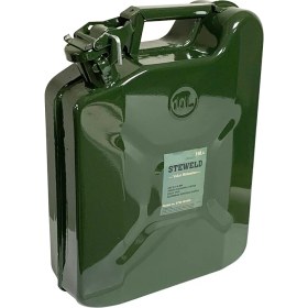 Resim Steweld STW-161032 Çelik Yakıt Bidonu 10 lt 