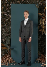 Resim Efor C 652 Slim Fit Füme Spor Ceket Füme 