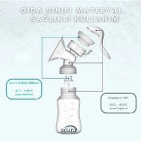 Resim Acura AC-3000 Masaj ve Biberon Özellikli Manuel Göğüs Pompası 