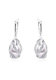 Resim Brezza Lusso Jewelry 925 Ayar Gümüş Doğal Hakiki İnci Kadın Küpe 