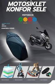 Resim Motobros Rks Grace ile Uyumlu Konfor Sele Kılıfı Visco Süngerli Konfor Sele (Yırtılmaya Dayanıklı) 
