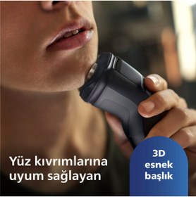 Resim Philips 3000xserisi Tıraş Makinesi X3021/00,sinekkaydı Tıraş,ıslak Ve Kuru Kullanım,hassas Düzeltici 