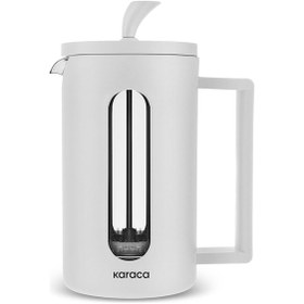 Resim Karaca Leya French Press Beyaz 800 Ml Beyaz 