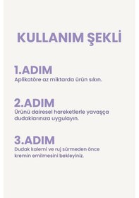 Resim Peeling Yapan Dudak Kremi, Dudak Nemlendiricisi, Dudak Balmı Beyaz 