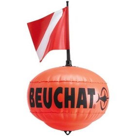 Resim Beuchat Şamandıra Dalış. Yuvarlak. Pvc Mavi 