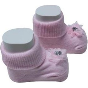 Resim Tezcanstore Albimini Minidamla Elmaslı Kız Patik Çorap 43741 Pembe-Pembe 