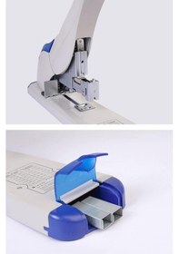 Resim Büyük Boy Zımba Makinesi 1 Adet 9120 Arşiv Tipi Zımba Makinası 120 Yaprak Kapasiteli Zımba Teli Hediyeli Kollu Zımba 