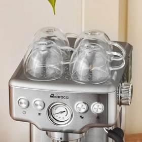 Resim Karaca Coffee Art 1353 Süt Köpürtücülü, 20 Bar Basınçlı, Espresso, Latte, Cappuccino, Americano Makinesi 1,8L Inox 