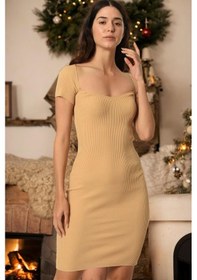 Resim Z2016 Dewberry Bayan Elbise-camel Camel 