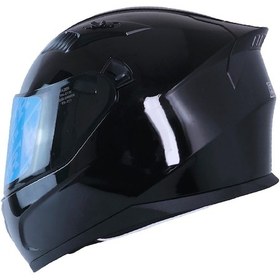 Resim Fazer Ece 22.R06 Double Vizörlü Full Face Motor Kaskı Sİyah 