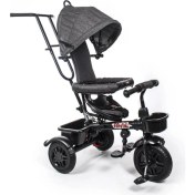 Resim Woodhub Vitessiz RV501 Hiper Bike Ebeveyn Kontrollü 3 Tekerli Çocuk Bisikleti Antrasit 1+ Yaş 2 Yıl Gri 3 
