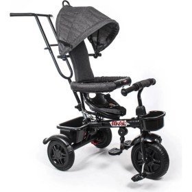 Resim Woodhub Vitessiz RV501 Hiper Bike Ebeveyn Kontrollü 3 Tekerli Çocuk Bisikleti Antrasit 1+ Yaş 2 Yıl Gri 3 