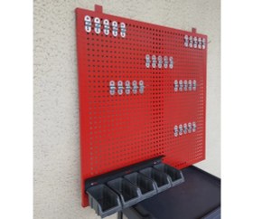 Resim Vıktec 1 Metre Delikli Metal Takım Asma Panosu (Avadanlıklı) 