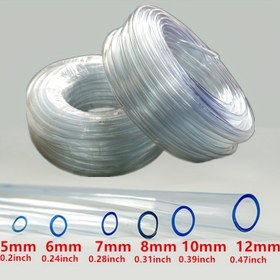 Resim 1 Şeffaf PVC Plastik Hortum Seti - Bahçe Sulama, Balık Tankları ve Su Pompaları için Mükemmel - 6-14mm İç Çap! 