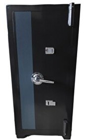 Resim Sur Çelik Para Kasaları 105 CM Anahtarlı Yangına Dayanıklı Boy Kapak Sur Çelik Para Kasası TK105G 